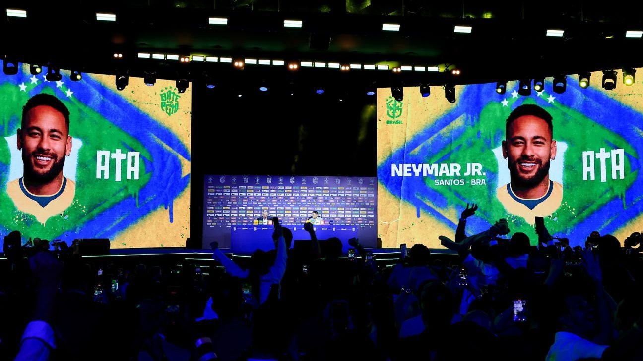 Neymar the headliner of Ancelotti’s curious Brazil World Cup squad