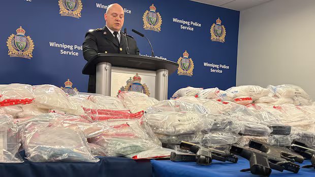 Mexican cartel, Hells Angels members among 33 arrested in $37M drug bust: Winnipeg police