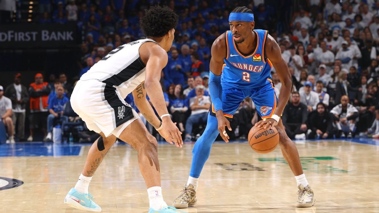 NBA playoffs 2026: Live updates from Spurs-Thunder Game 2