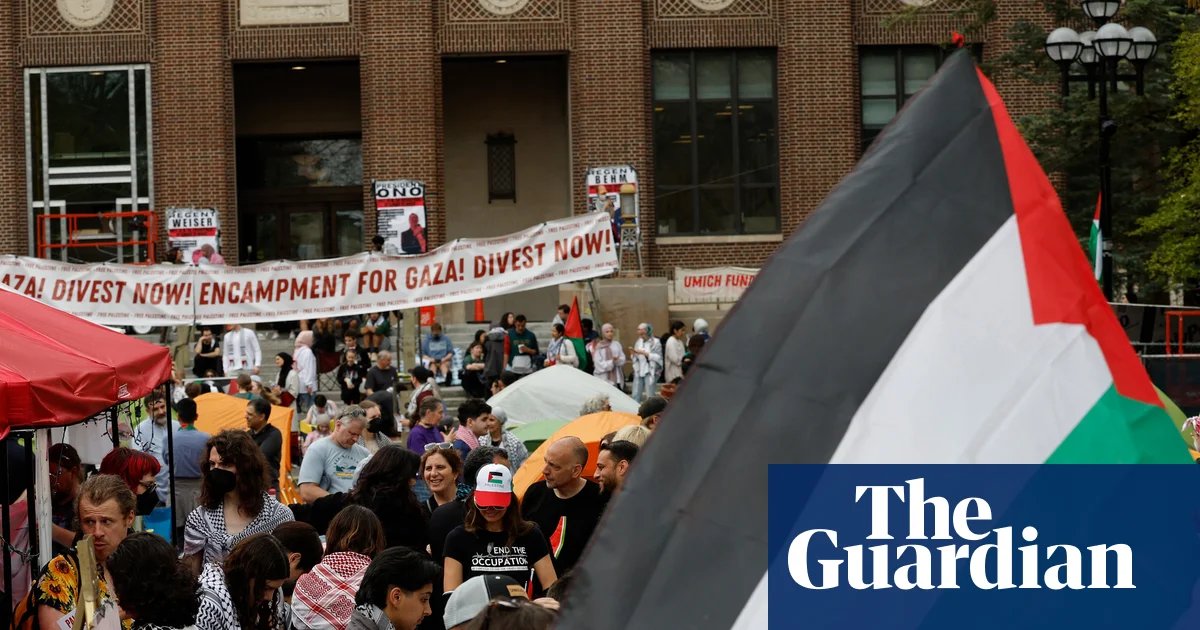 Student sues University of Michigan over alleged surveillance tied to Gaza protests | US universities