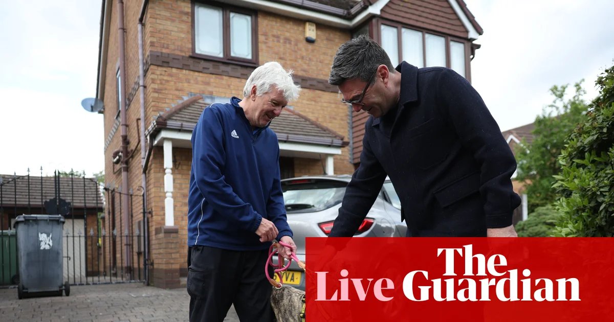 Burnham to launch byelection campaign as Green candidate quits after just nine hours – UK politics live | Politics