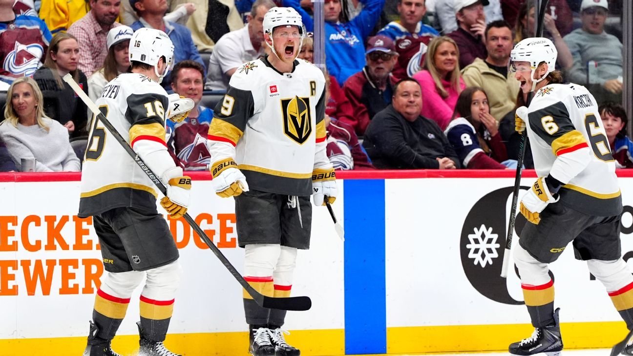 Golden Knights-Avalanche Game 2 takeaways, grades, early look at Game 3