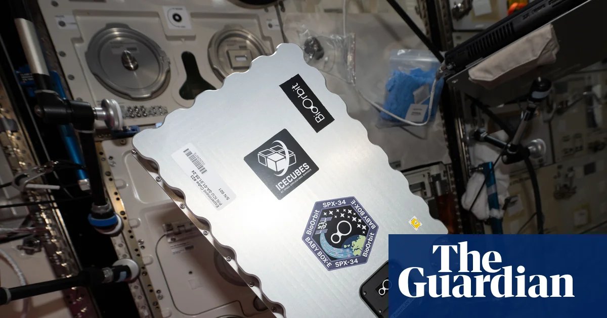 Final frontier for meds? UK startup sends drug-making into space | Pharmaceuticals industry