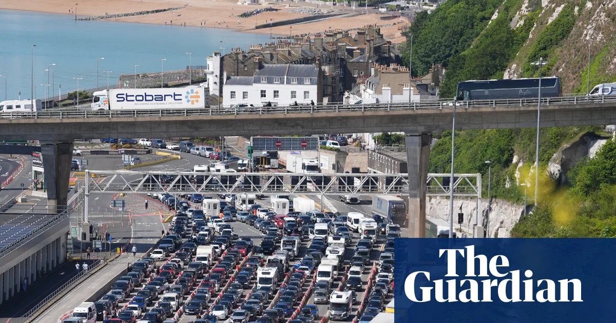 Extra EU border checks suspended at Dover as travellers face delays in heat | Transport