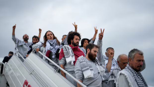 Some Canadians from Gaza flotilla returning home after detainment by Israeli forces