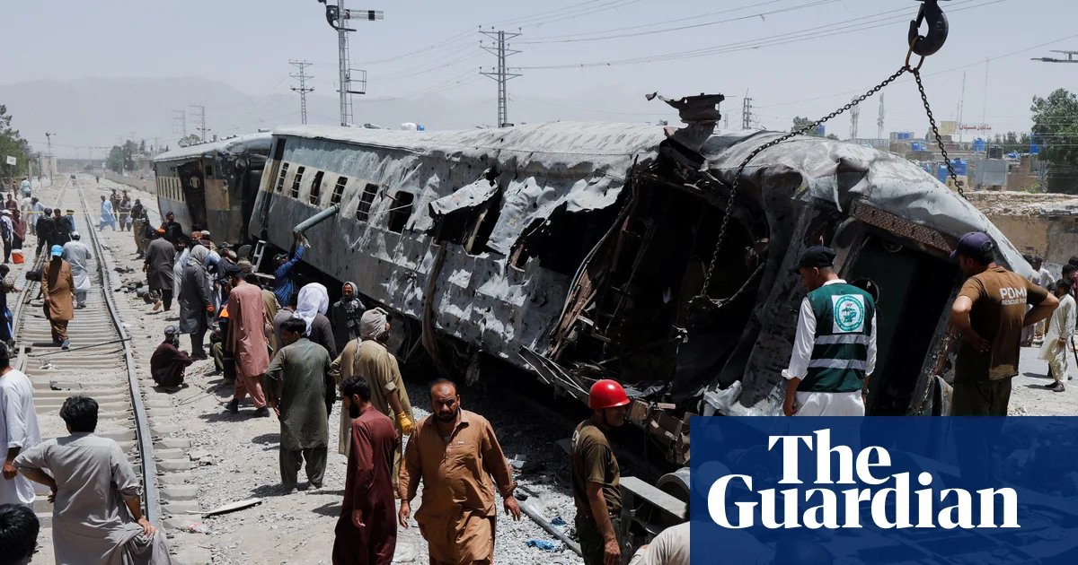 Suicide bombing near railway track in Pakistan kills at least 23 people | Pakistan