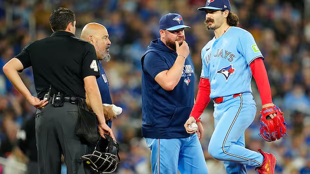 Blue Jays hurler Dylan Cease placed on injured list with strained hamstring