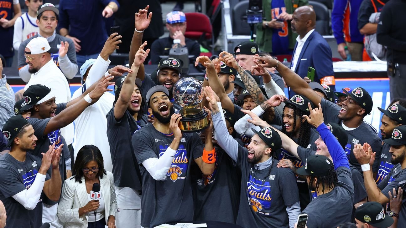 Knicks sweep Cavs, return to NBA Finals for 1st time since 1999