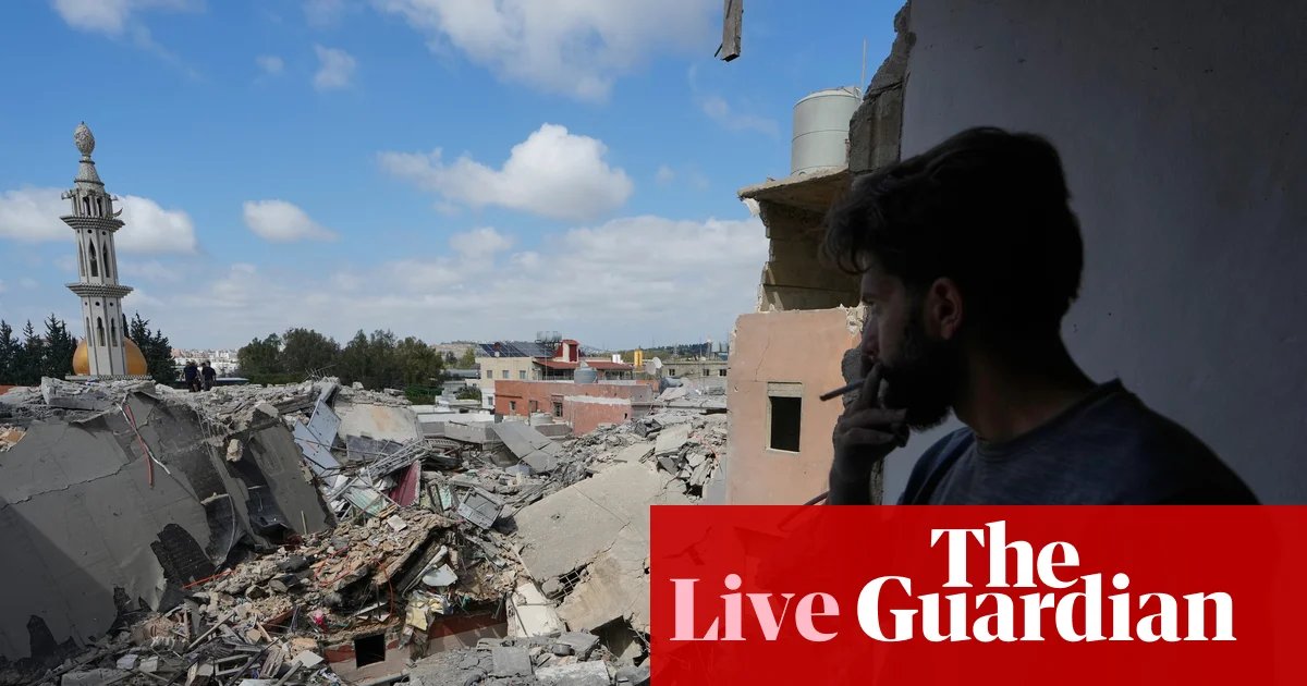 Middle East crisis live: Lebanon hit by one of the heaviest days of Israeli bombing in weeks | US-Israel war on Iran