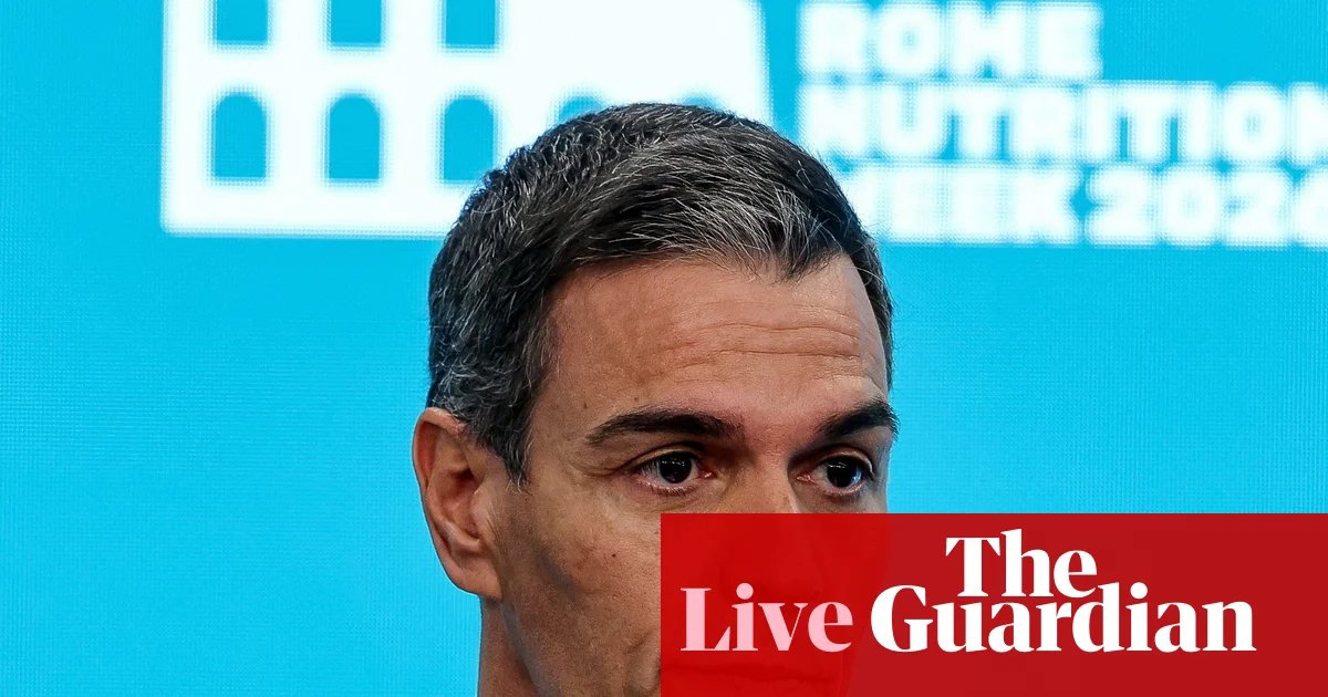 Spanish police search ruling Socialist party headquarters – Europe live | Europe