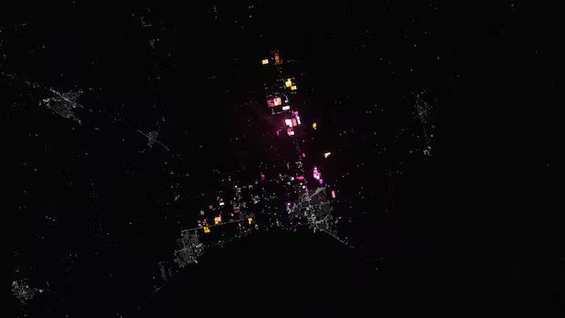 The hot pink glow seen from space: Why these Ontario greenhouse lights still shine at night