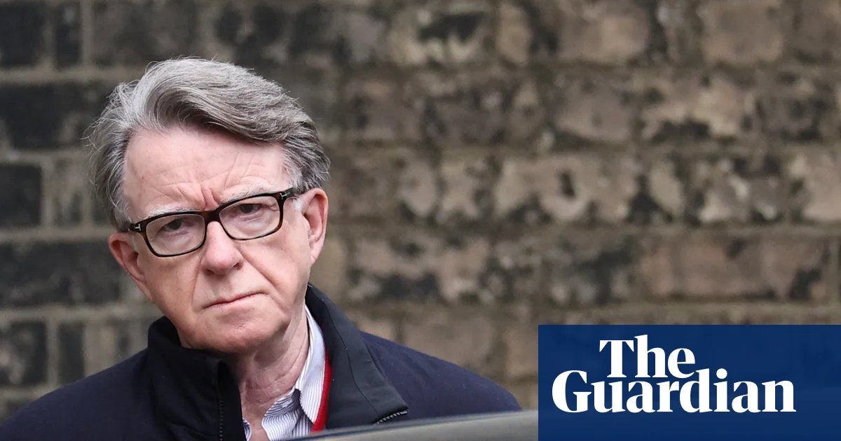 Mandelson files show no mitigation of security concerns over US appointment | Peter Mandelson