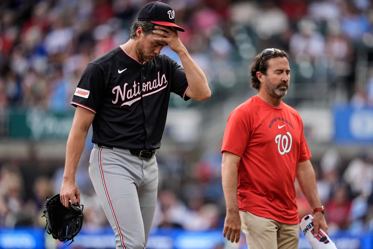 Nationals right-hander Jake Irvin on 15-day injured list with ‘best news’ of shoulder strain
