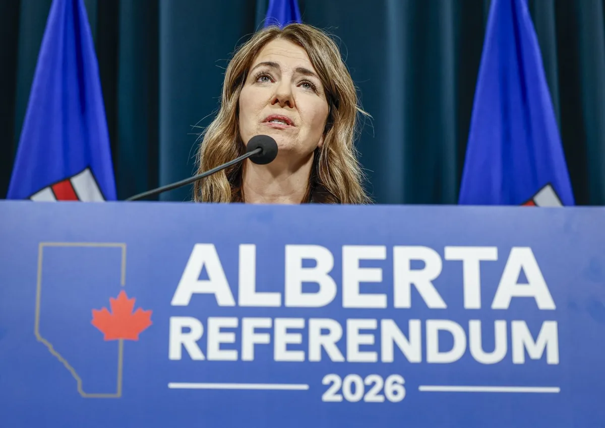 Alberta premier wins standoff with party over position on provincial separation vote