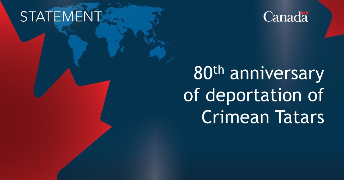 Statement by Minister of Foreign Affairs on 80th anniversary of deportation of Crimean Tatars
