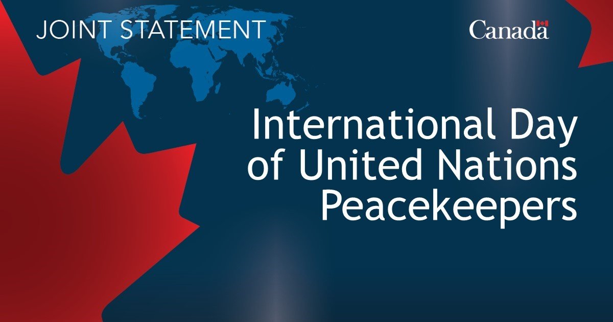 Statement to mark International Day of United Nations Peacekeepers