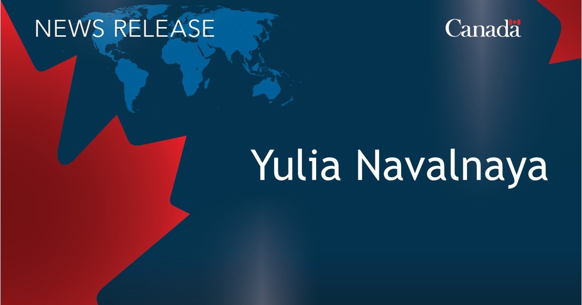 Minister Joly to meet with Yulia Navalnaya in Ottawa