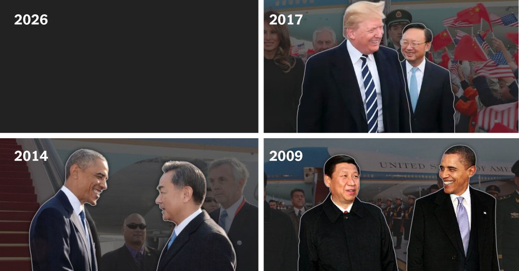 How China Sent a Message to Trump on His Arrival