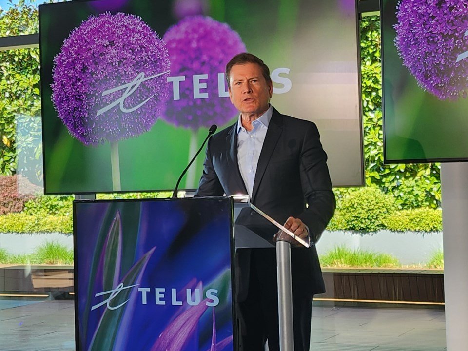 Telus CEO says company, investors spending $1B on new AI data centres in B.C.