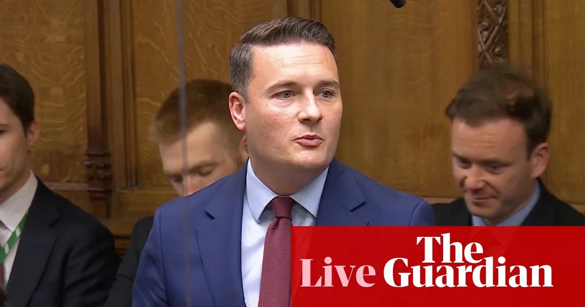 Rich already being taxed properly, says minister, as Streeting calls for ‘wealth tax that works’– UK politics live | Politics