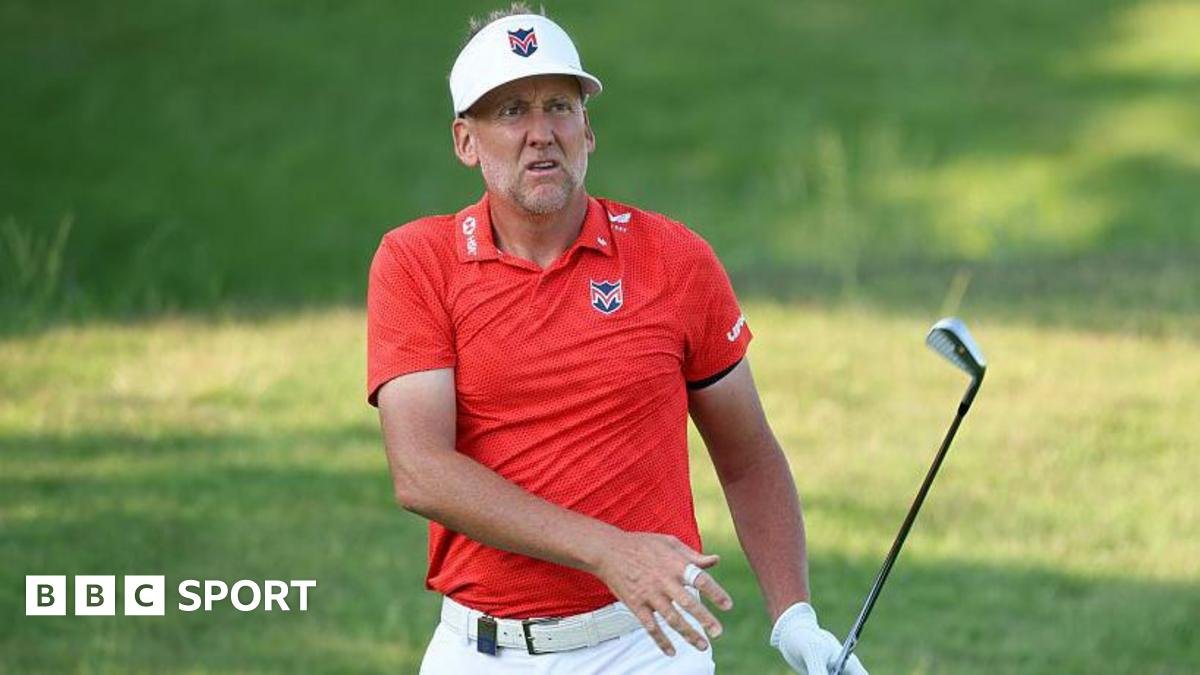 Ian Poulter: English golfer needs surgery after suffering knee injury ‘hopping up two steps’