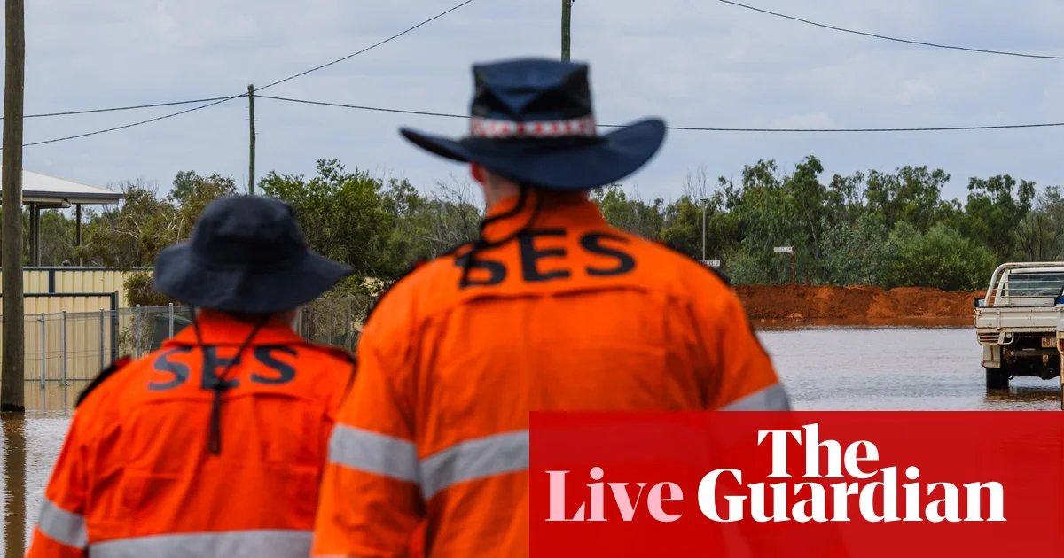 Australia news live: flash flooding hits Queensland roads; $57bn of Victoria infrastructure threatened by climate hazards | Australia news