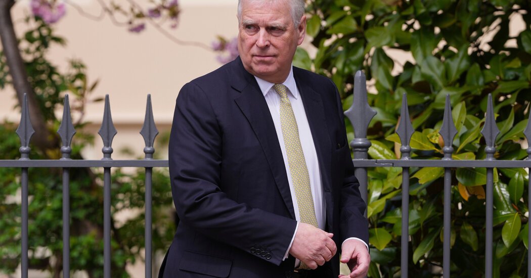Police Investigation of Former Prince Andrew Examines Reports of Sexual Misconduct in 2010