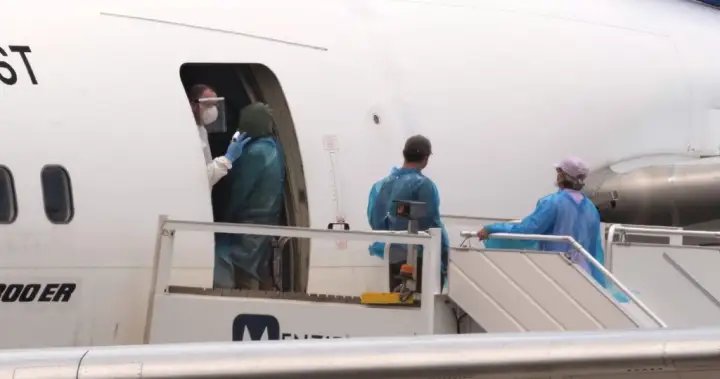 Four Canadians head to B.C. to isolate from hantavirus cruise