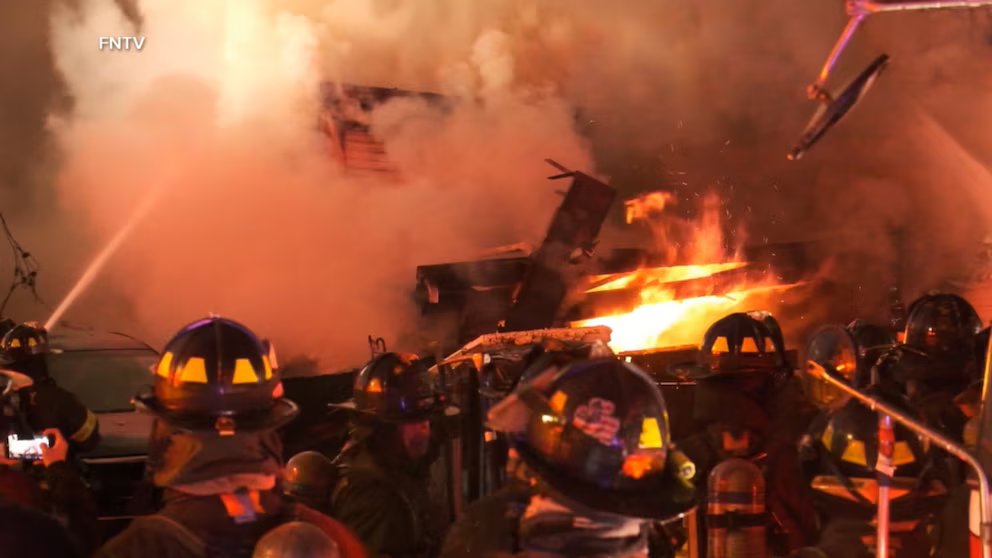 WATCH:  NYPD praises officers after home explosion caught on camera