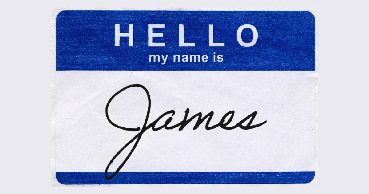 Data shows the most-used first names and last names in the U.S.