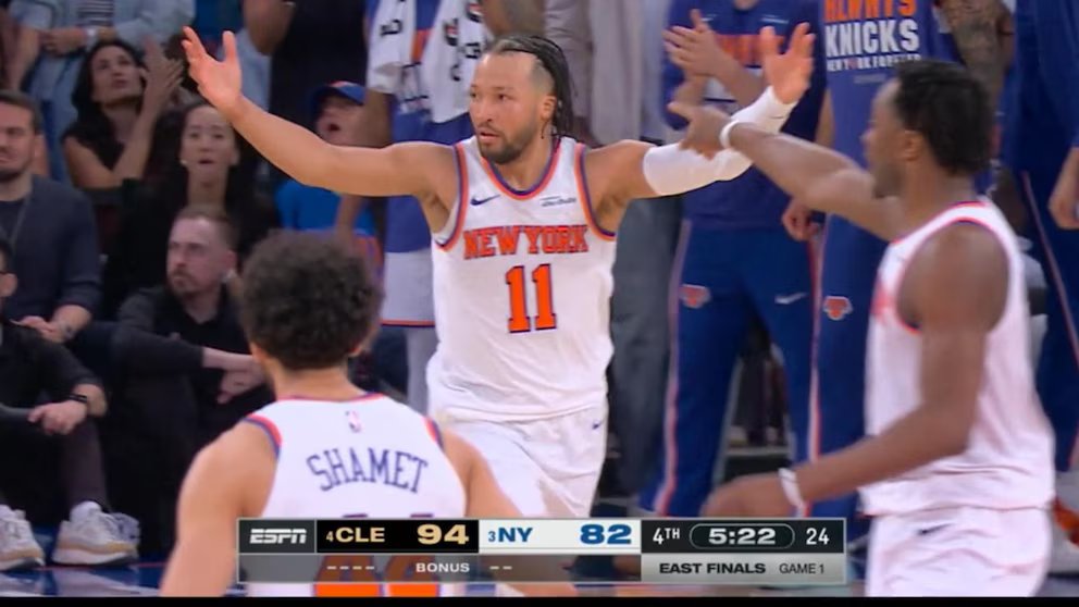 WATCH:  Biggest moments from Knicks-Cavs Game 1