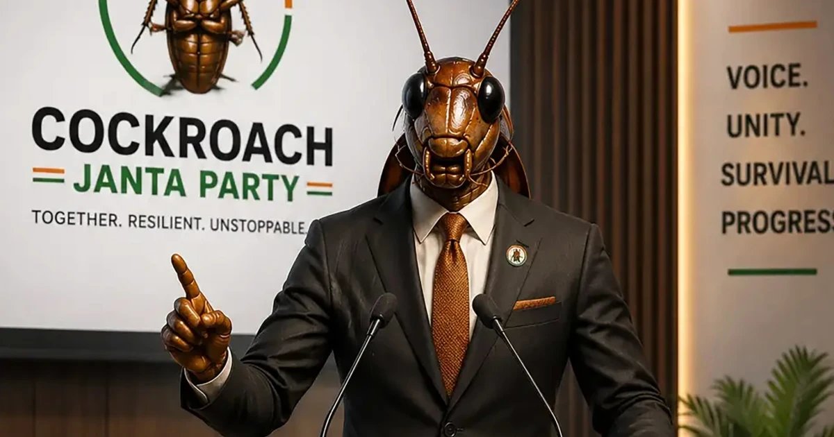 India’s ‘Cockroach Janata Party’ began as a joke. Then millions joined in.