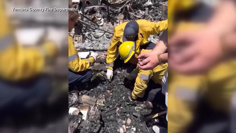 WATCH:  Wedding ring recovered after Simi Valley fire
