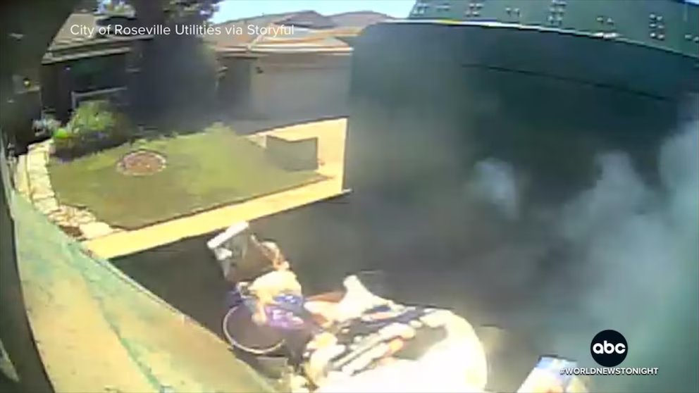 WATCH:  Lithium-ion battery ignites garbage truck near Sacramento, CA