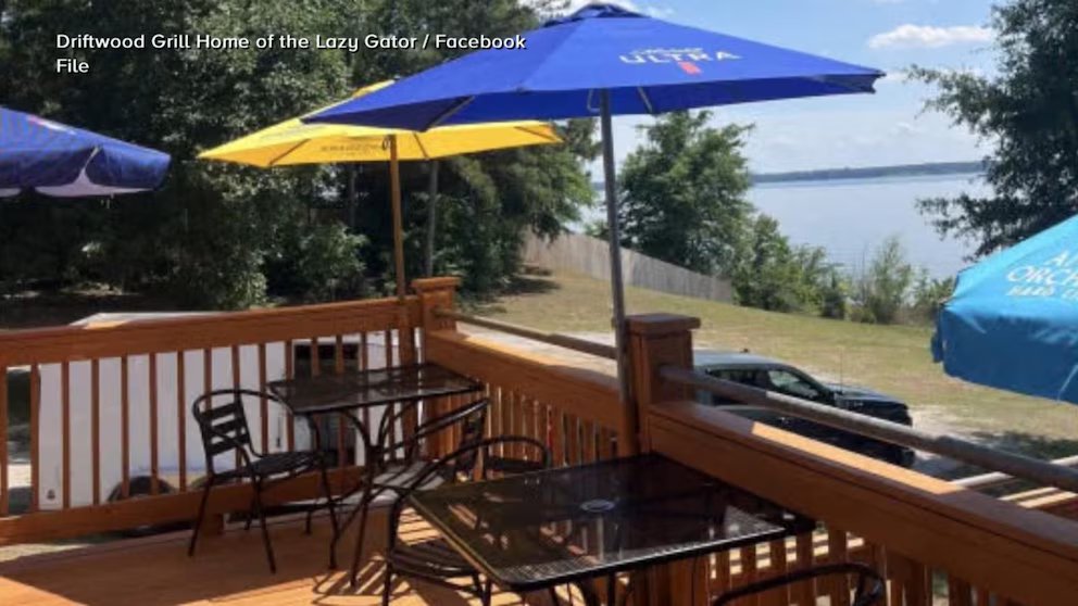 WATCH: Woman killed by patio umbrella at lakeside restaurant