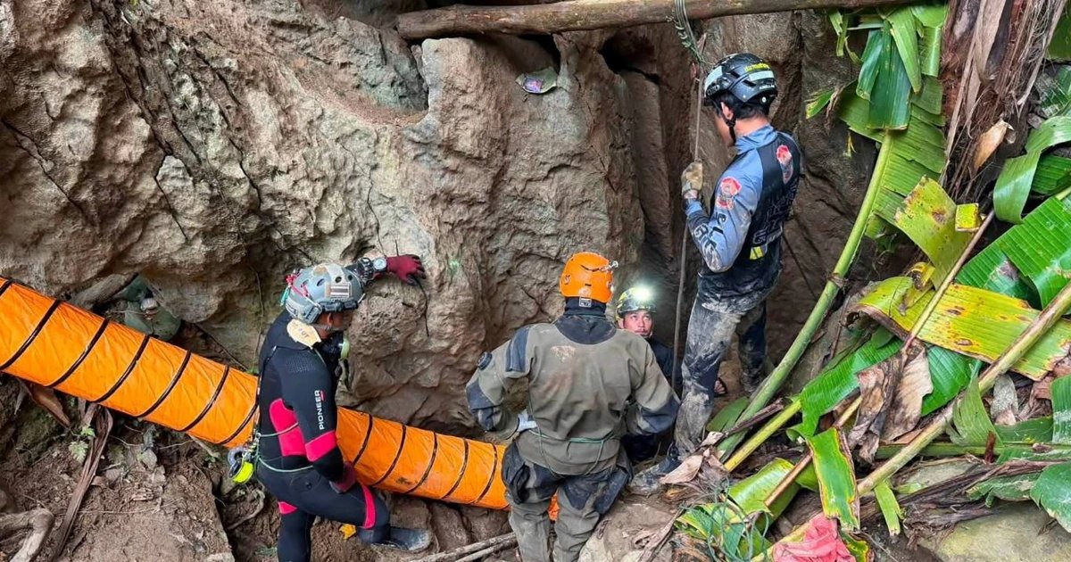 5 villagers stuck in a flooded cave for more than a week found alive in Laos, rescuers say
