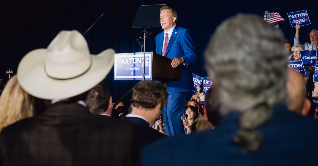 Ken Paxton Ousts John Cornyn, Solidifying Trump’s Grip on Republican Party Voters