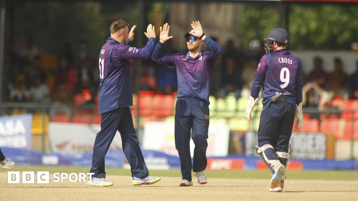 Cricket World Cup League 2: Scotland hold nerve to beat Nepal in rain-affected ODI