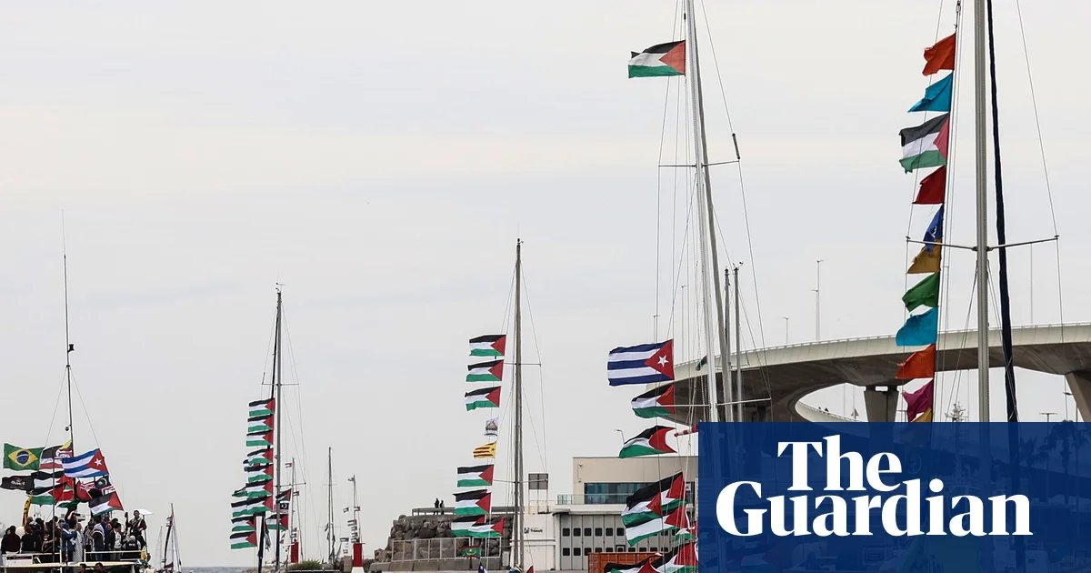 Israel intercepts and detains crews of Gaza aid flotilla near Crete | Gaza flotilla