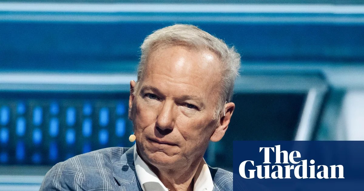 Ex-Google CEO Eric Schmidt booed after AI remarks at Arizona commencement | US news