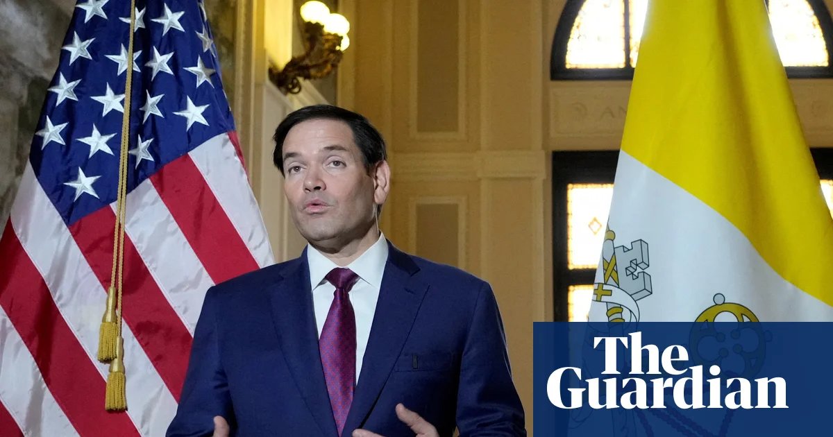 Marco Rubio to visit Rome, reportedly to ‘thaw’ US relations with Italy | Marco Rubio
