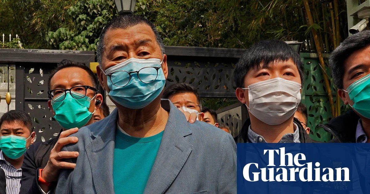 Jailed Hong Kong pro-democracy activist Jimmy Lai wins free speech award in Germany | Jimmy Lai