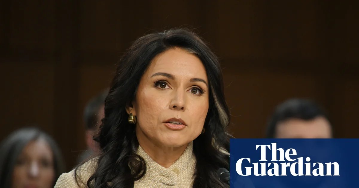 US intelligence director Tulsi Gabbard leaving post after rocky tenure | Trump administration