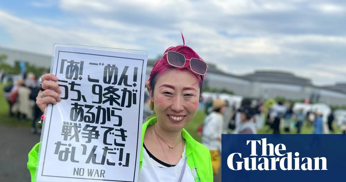 Japan sees largest protest in support of pacifist constitution as PM Takaichi pushes revisions | Japan