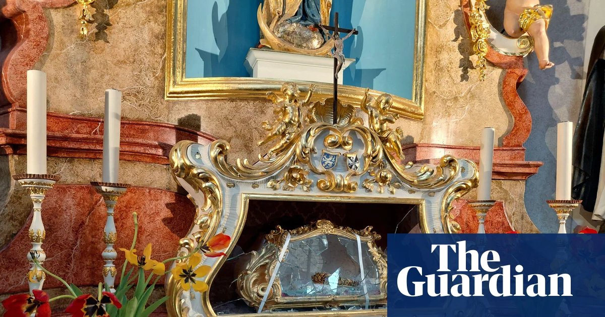 Czech police find stolen skull of medieval saint encased in concrete | Czechia