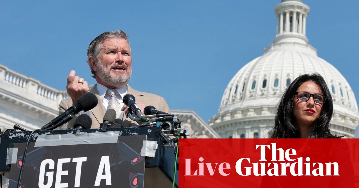 Voters in six states head to polls with Kentucky’s Massie facing Trump’s fury – US politics live | US news