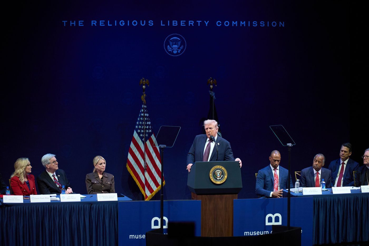 Rejecting church and state separation is on the wish list for Trump’s religious liberty commission