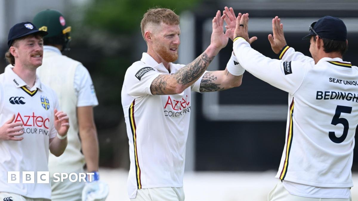 Ben Stokes strikes eight balls into Durham comeback at Worcestershire