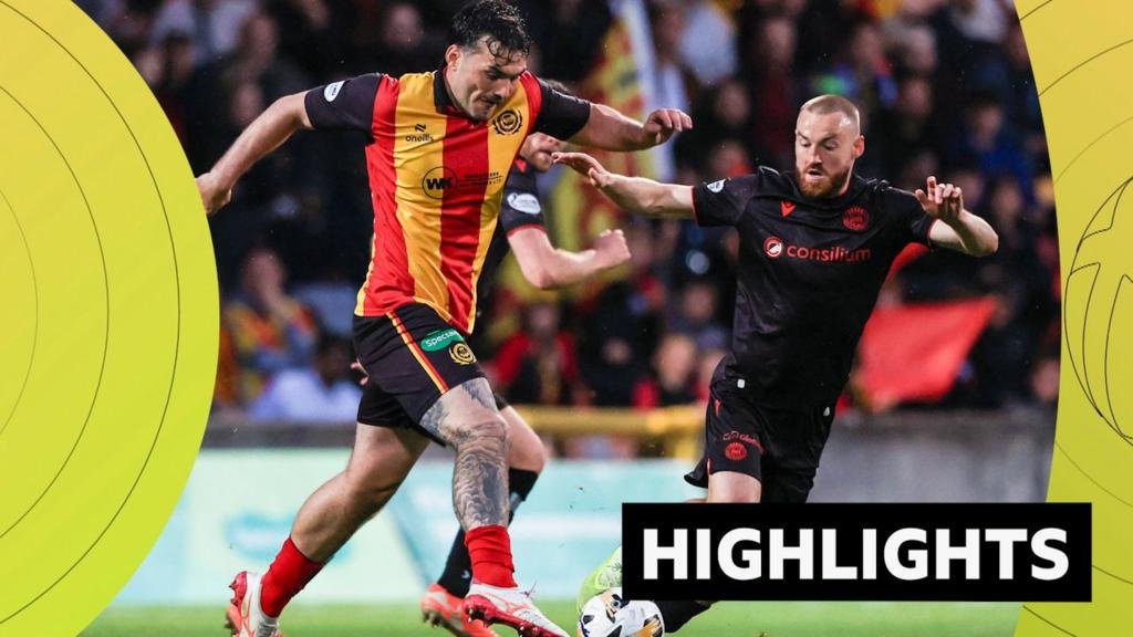Watch Partick Thistle & St Mirren fight out play-off draw