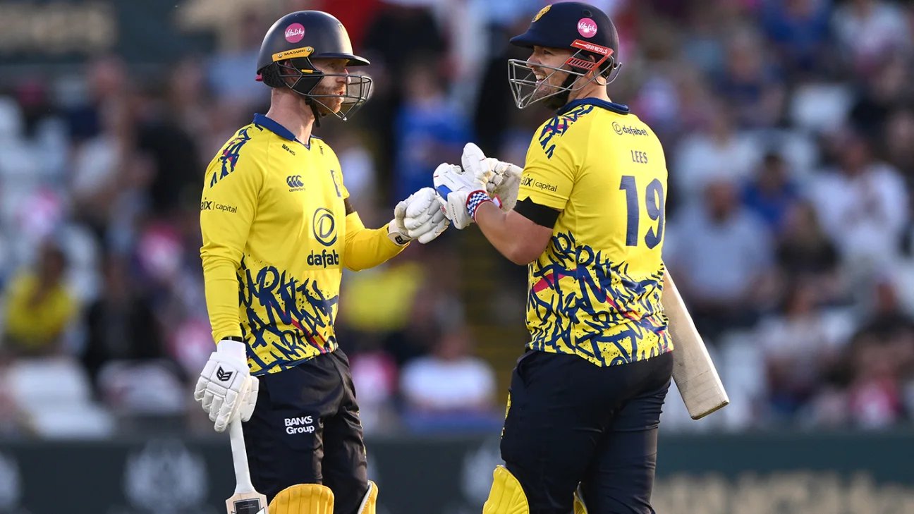 Vitality Blast – Graham Clark hits Durham’s fastest fifty to down Leicestershire